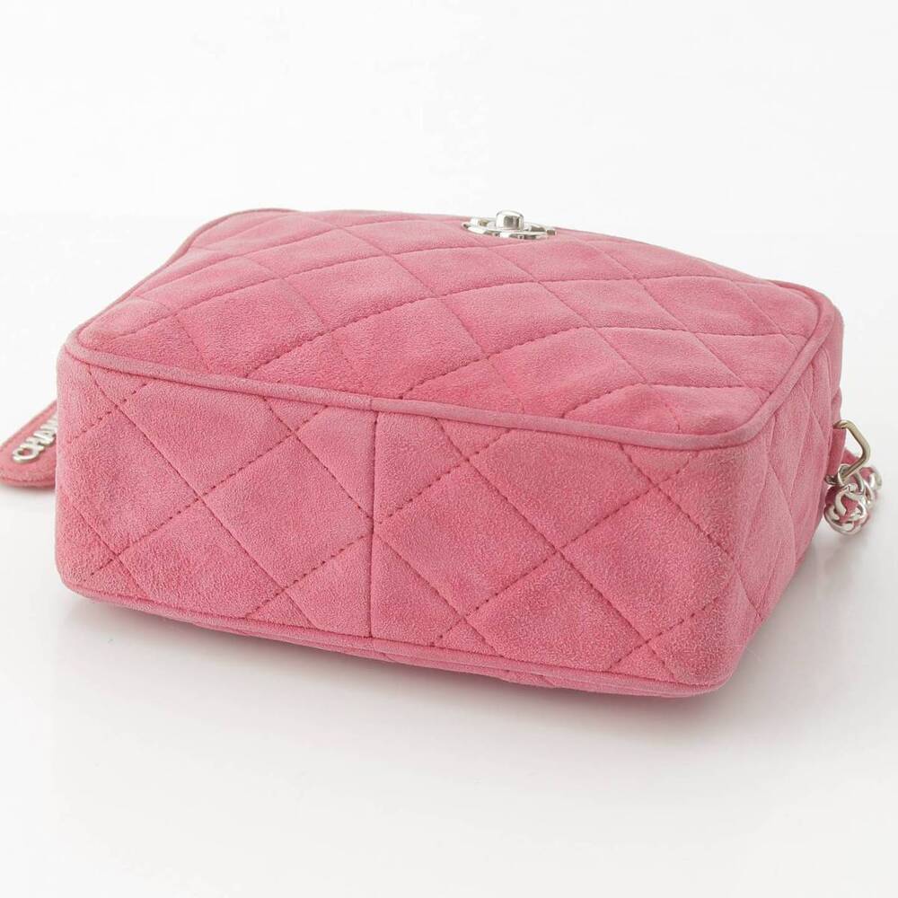 Chanel Matelasse Suede Leather Chain Shoulder Bag Pink - Picture 5 of 10